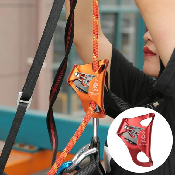 XINDA TP-XS04 Outdoor Climbing Chest Rope Ascender Belay Ascender Climbers Cave Exploration Protective Gear(Orange)