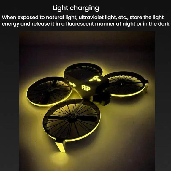 For DJI Flip CQT Drone Light Up Stickers Cool Fuselage Luminous Stickers(Orange)