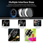 APEXEL APL-FL26 Jewelry Food Still Life Tri-color 9-speed Slim Ring Macro Photography Fill Light