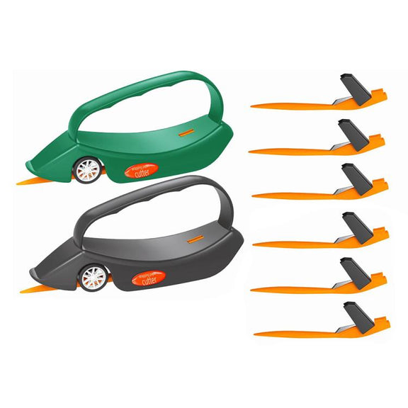 NBJ1 Roll Wrapping Paper Cutter with Handle Paper Cutter(Green)