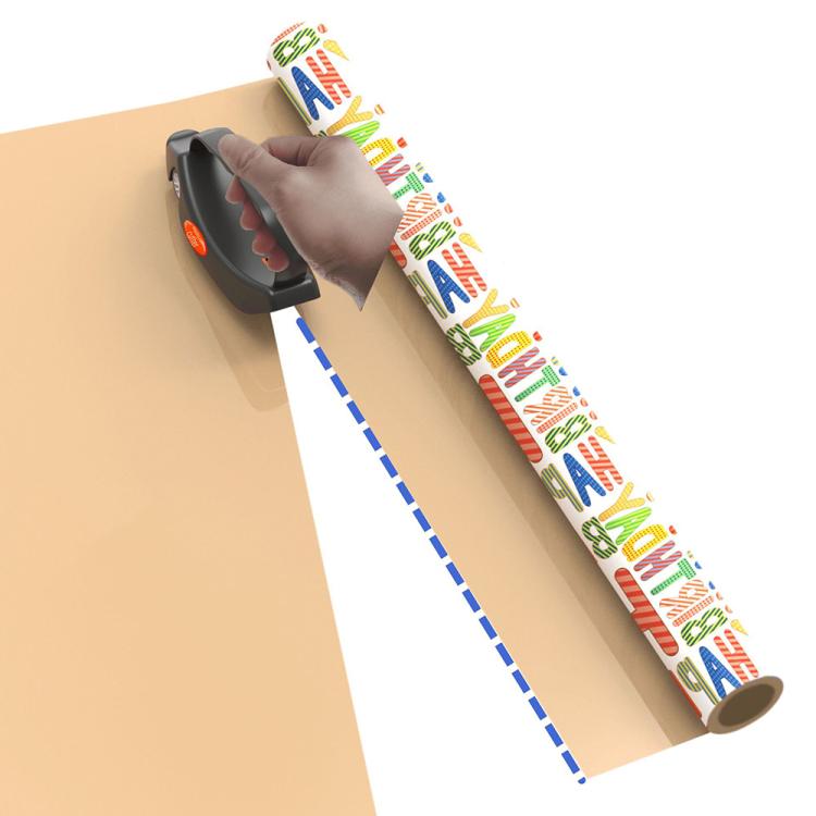 NBJ1 Roll Wrapping Paper Cutter with Handle Paper Cutter(Green)