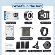 APEXEL APL-MS120 Handheld Identification Repair Quality Inspection Jewelry HD Magnification Mobile Microscope
