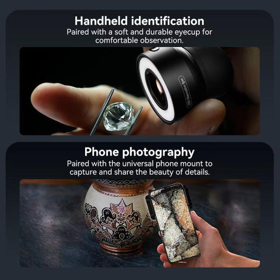 APEXEL APL-MS120 Handheld Identification Repair Quality Inspection Jewelry HD Magnification Mobile Microscope