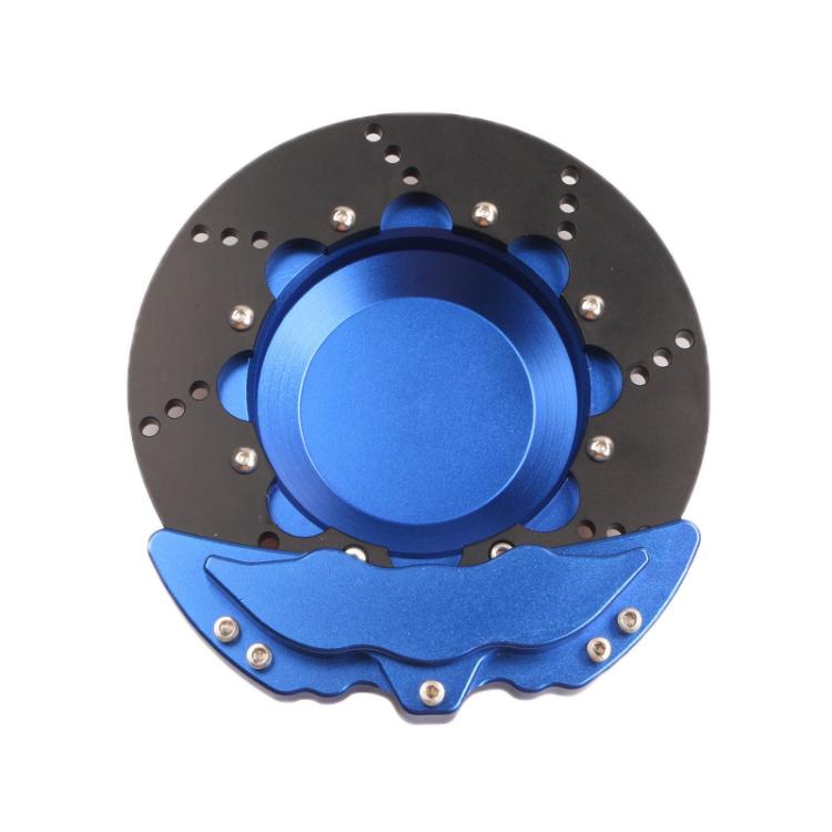 Car All-Aluminum Brake Disc Ashtray, Size: Rotating(Blue Black Edge) - Ashtrays by PMc TechLife | Online Shopping South Africa | PMc TechLife | Buy Now Pay Later Mobicred
