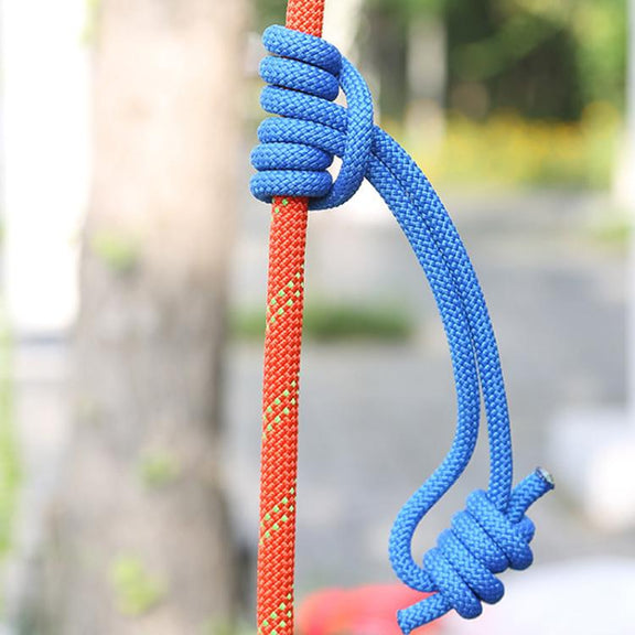 XINDA XD-S9835 120cm Outdoor Mountaineering Climbing Expansion Hiking Wear-Resistant Auxiliary Grab Knot Rope(Yellow)