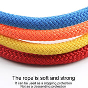 XINDA XD-S9835 120cm Outdoor Mountaineering Climbing Expansion Hiking Wear-Resistant Auxiliary Grab Knot Rope(Yellow)
