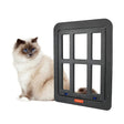 25 x 31.5cm Pet Screen Door Cats And Dogs Free Entry and Exit Lattice Door(Black) - Pet Screen Doors by PMC TechLife | Online Shopping South Africa | PMC TechLife | Buy Now Pay Later Mobicred