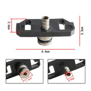 For Mitsubishi Car Modified Fuel Regulator Adapter(Black)