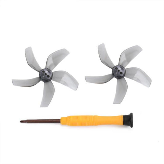 1pair For DJI Neo RCSTQ Drone 5 Blade Paddle Quick Release Replacement Blade(Gray) - DIY Propeller by RCSTQ | Online Shopping South Africa | PMC Jewellery | Buy Now Pay Later Mobicred