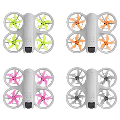 1pair For DJI Neo RCSTQ Drone 5 Blade Paddle Quick Release Replacement Blade(Pink) - DIY Propeller by RCSTQ | Online Shopping South Africa | PMC Jewellery | Buy Now Pay Later Mobicred