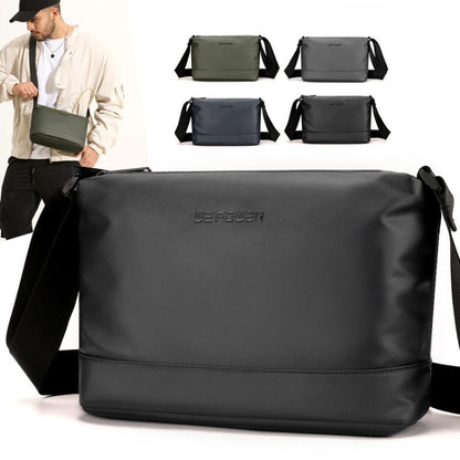 WEPOWER Simple Shoulder Bag For Men Light Casual Commuter Messenger Pack(Black) - Single-shoulder Bags by WEPOWER | Online Shopping South Africa | PMC Jewellery | Buy Now Pay Later Mobicred