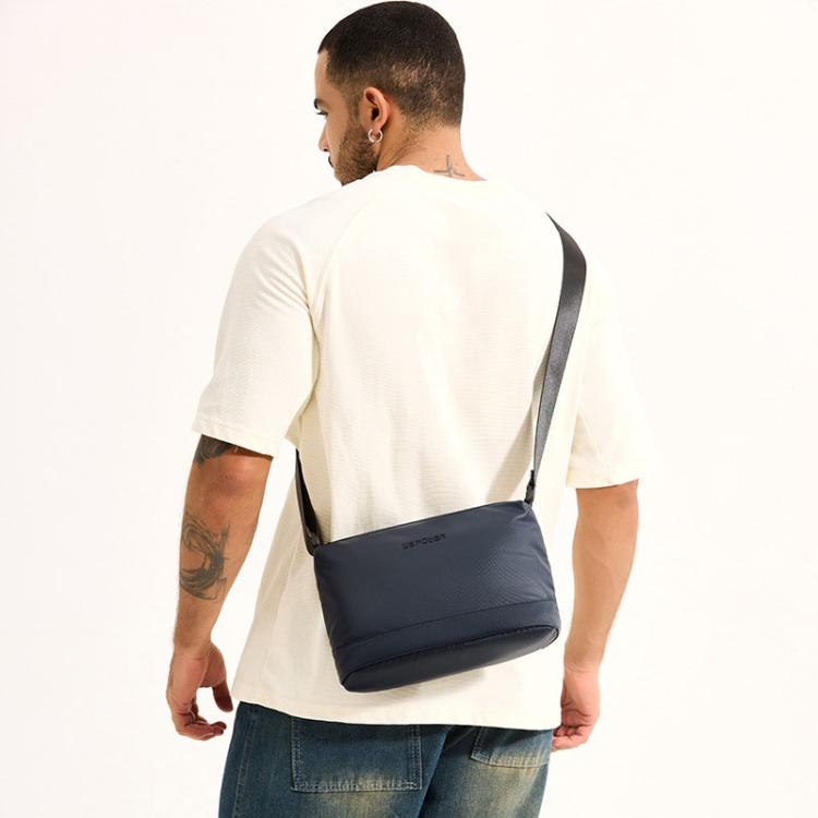 WEPOWER Simple Shoulder Bag For Men Light Casual Commuter Messenger Pack(Black) - Single-shoulder Bags by WEPOWER | Online Shopping South Africa | PMC Jewellery | Buy Now Pay Later Mobicred