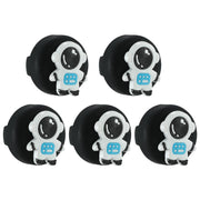 5pcs /Pack For Airtag Children Shoelace Fixed Locator Silicone Protective Cover(Astronauts)