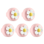 5pcs /Pack For Airtag Children Shoelace Fixed Locator Silicone Protective Cover(Daisy)