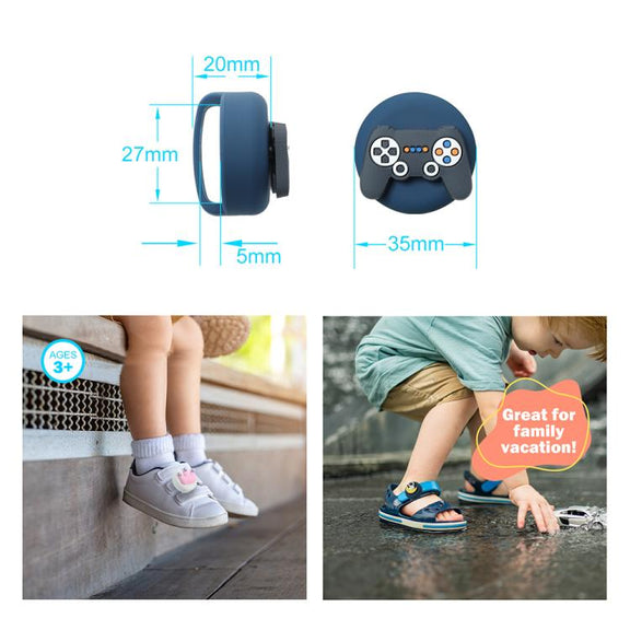 5pcs /Pack For Airtag Children Shoelace Fixed Locator Silicone Protective Cover(Astronauts)