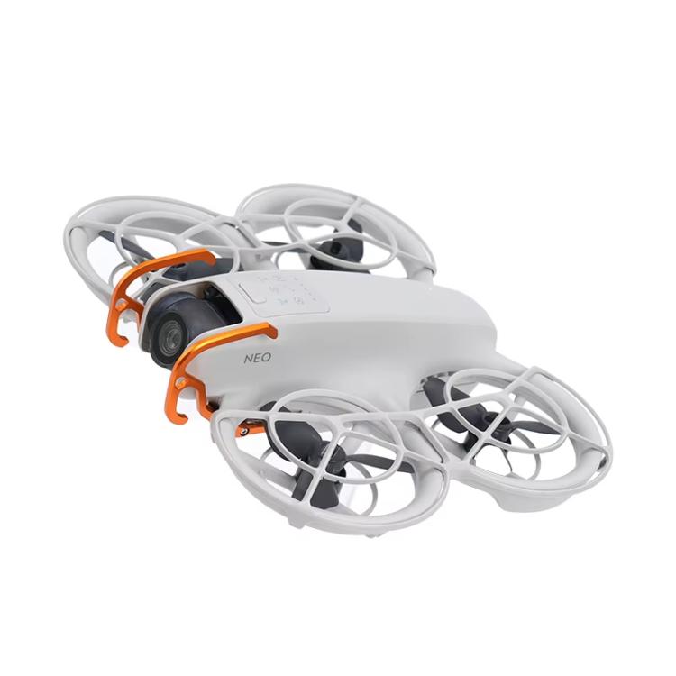 For DJI Neo RCSTQ Aluminum Alloy Crash Bar Convenient Quick Release Protective Stand(Orange)