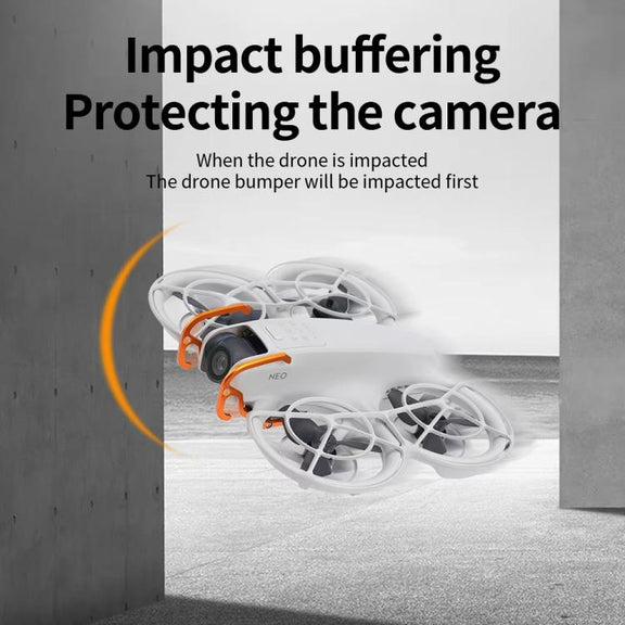For DJI Neo RCSTQ Aluminum Alloy Crash Bar Convenient Quick Release Protective Stand(Orange)
