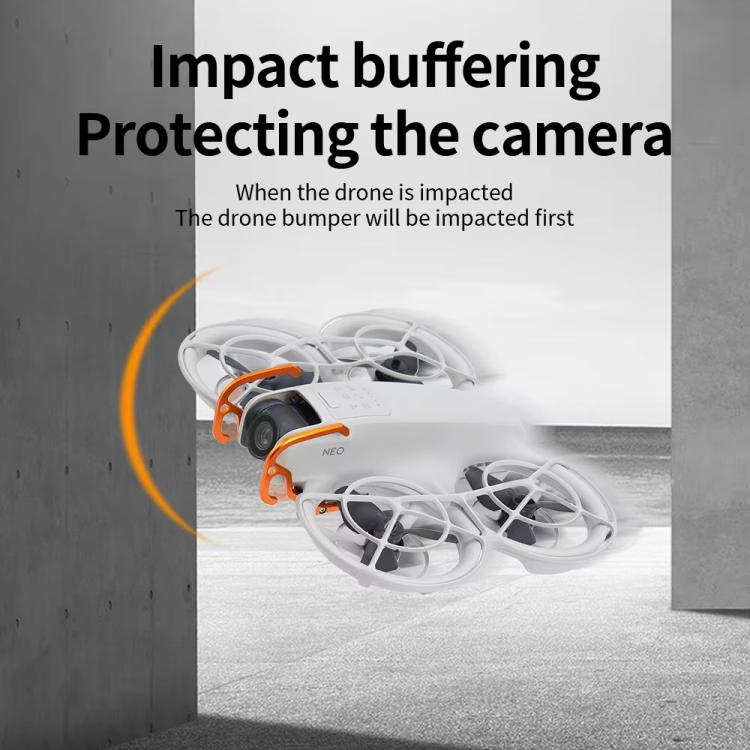 For DJI Neo RCSTQ Aluminum Alloy Crash Bar Convenient Quick Release Protective Stand(Orange)