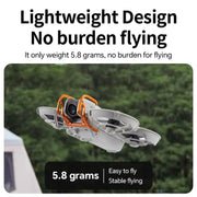 For DJI Neo RCSTQ Aluminum Alloy Crash Bar Convenient Quick Release Protective Stand(Orange)