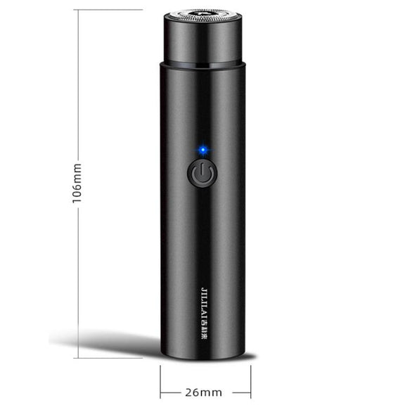 JILILAI 033 Electric Shaver Portable Mini Razor Car Electrical Shaver(Black)