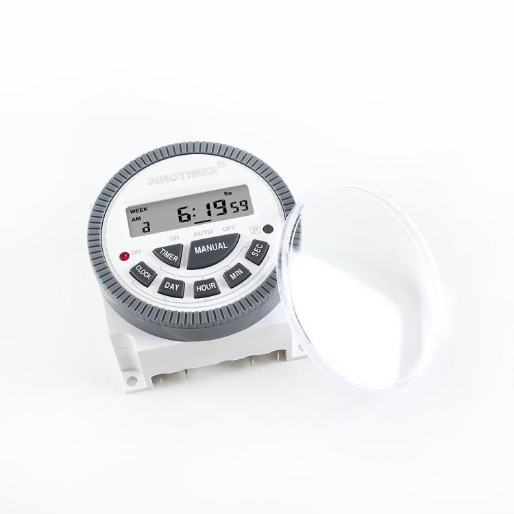 SINOTIMER TM-619sH-4 12VDC 10A Digital 7-Day Timer Switch Second Control Timer - free shipping - PMc TechLife - Order now!