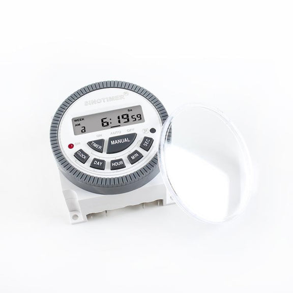 SINOTIMER TM-619sH-4 12VDC 10A Digital 7-Day Timer Switch Second Control Timer