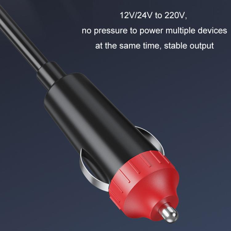 12V24V To 220V Car Multi-Function Inverter Socket Fast Charger(With Digital Display) - Others by PMC Jewellery | Online Shopping South Africa | PMC Jewellery | Buy Now Pay Later Mobicred