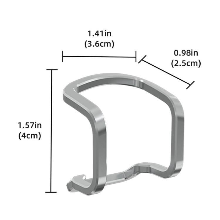 For DJI Neo BRDRC Metal Bumper Crash Bar Drone Gimbal Lens Protection Bracket Accessories(Silver)