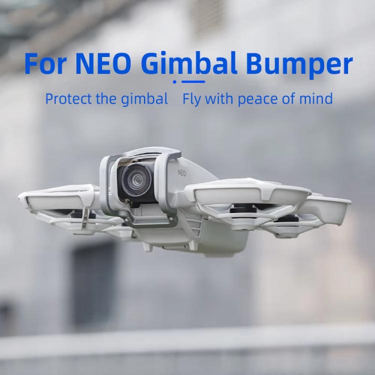 For DJI Neo BRDRC Metal Bumper Crash Bar Drone Gimbal Lens Protection Bracket Accessories(Silver)
