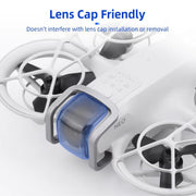 For DJI Neo BRDRC Metal Bumper Crash Bar Drone Gimbal Lens Protection Bracket Accessories(Silver)