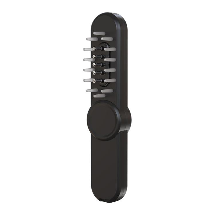 Hair Oil Applicator Roller Ball Red / Blue Light Electric Massage Comb Hair Regrowth Conductive Comb(Black) - free shipping - PMC TechLife - Order now!