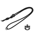 BRDRC Sport Camera Lanyard With 1/4 Inch Screw Anti-Lost Crossbody Lanyard(Black Rope Gray Knot) - Camera Strap by BRDRC | Online Shopping South Africa | PMc TechLife | Buy Now Pay Later Mobicred