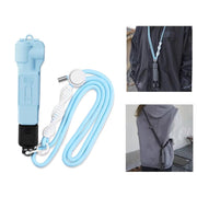 BRDRC Sport Camera Lanyard With 1/4 Inch Screw Anti-Lost Crossbody Lanyard(Black Rope Gray Knot)