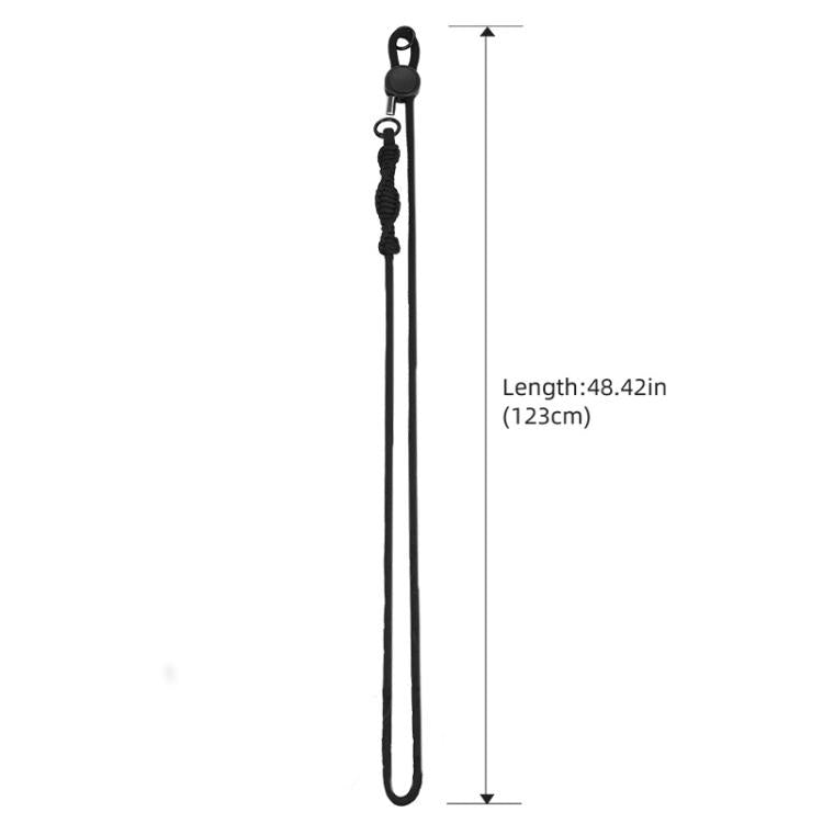 BRDRC Sport Camera Lanyard With 1/4 Inch Screw Anti-Lost Crossbody Lanyard(Yellow Rope White Knot)