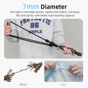 BRDRC Sport Camera Lanyard With 1/4 Inch Screw Anti-Lost Crossbody Lanyard(Black Rope Gray Knot)