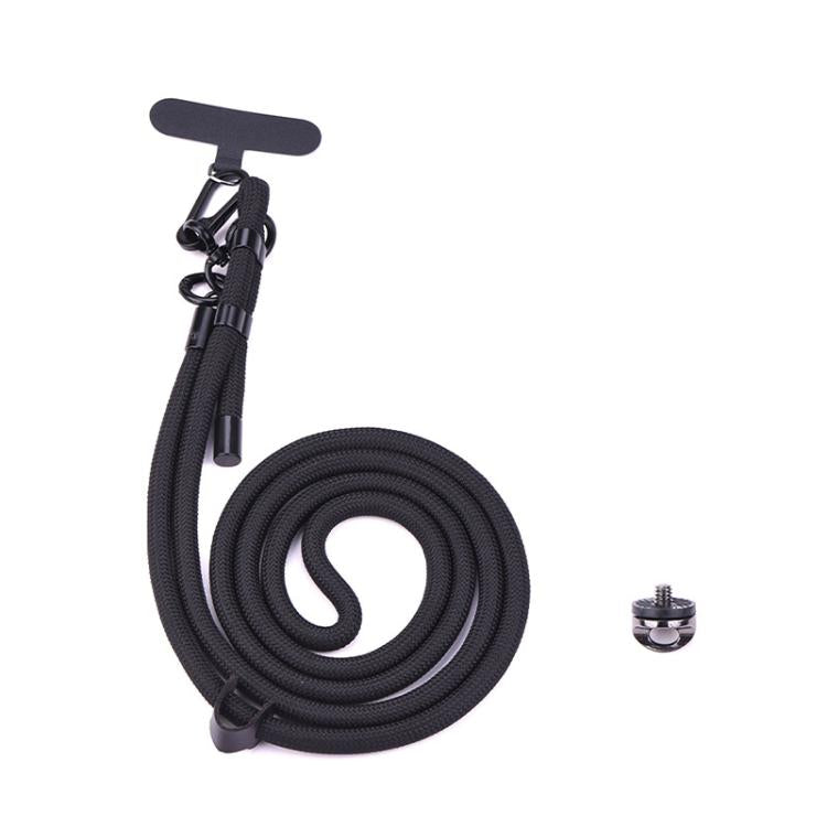 BRDRC Sport Camera Lanyard With 1/4 inch Screw Anti-Lost Crossbody Rope Accessory(Black) - Camera Strap by BRDRC | Online Shopping South Africa | PMc TechLife | Buy Now Pay Later Mobicred