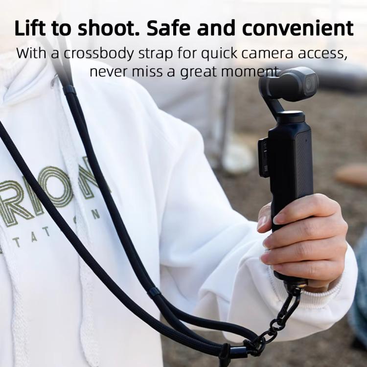 BRDRC Sport Camera Lanyard With 1/4 inch Screw Anti-Lost Crossbody Rope Accessory(Yellow) - Camera Strap by BRDRC | Online Shopping South Africa | PMc TechLife | Buy Now Pay Later Mobicred