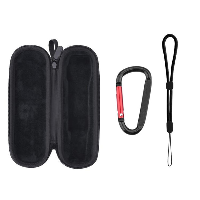For DJI OSMO Pocket 3 BRDRC Storage Bag Standalone Handy Case Protective Pouch(PU Black)