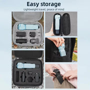 For DJI OSMO Pocket 3 BRDRC Lens Cap Camera Case Screen Protector Accessories(Pink)