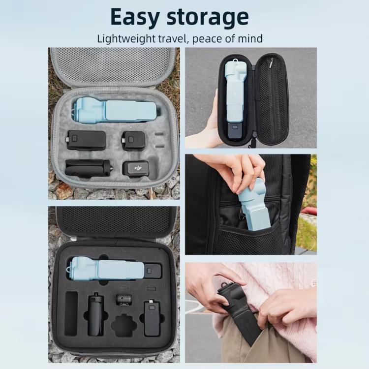 For DJI OSMO Pocket 3 BRDRC Lens Cap Camera Case Screen Protector Accessories(Pink)