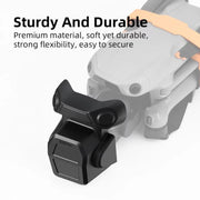 For DJI Air 3S BRDRC Lens Protective Cover Dustproof Anti-Knock Fixed Clip Gimbal Protector(Frosted Black)