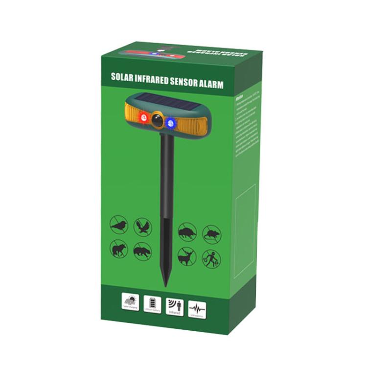 N911Y Outdoor Solar Alarm Infrared Sensor Sound And Light Animal Repeller(Red) - Outdoor Insect Repellent by PMc TechLife | Online Shopping South Africa | PMc TechLife | Buy Now Pay Later Mobicred