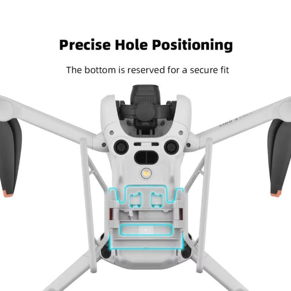 For DJI Mini 4 Pro BRDRC Booster Landing Gear Folding Strap Kickstand(Orange)