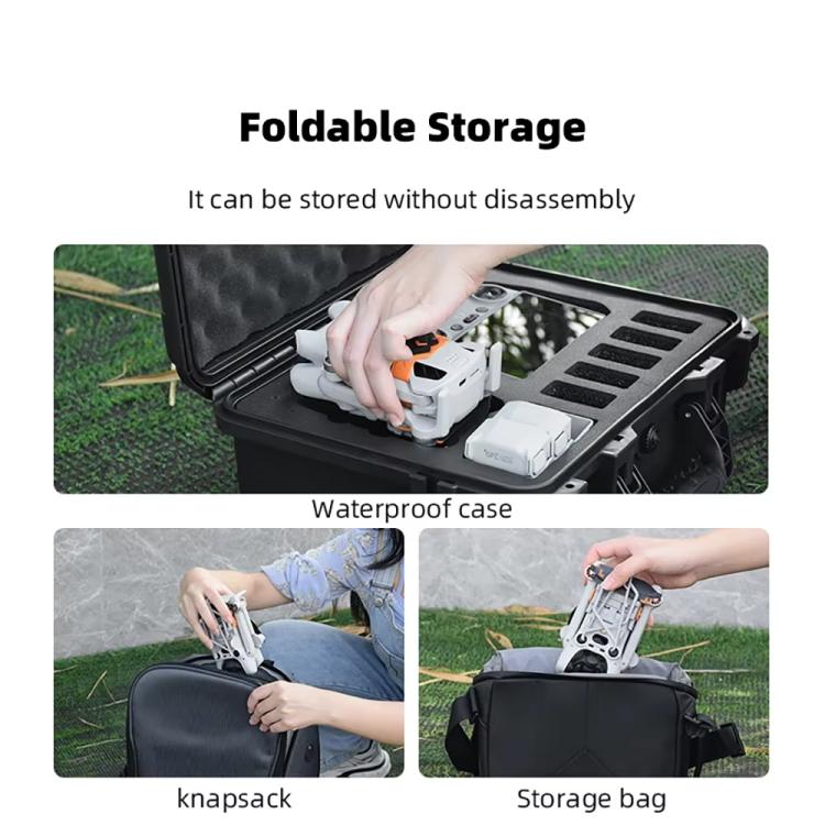 For DJI Mini 4 Pro BRDRC Booster Landing Gear Folding Strap Kickstand(Gray) - free shipping - PMc TechLife - Order now!