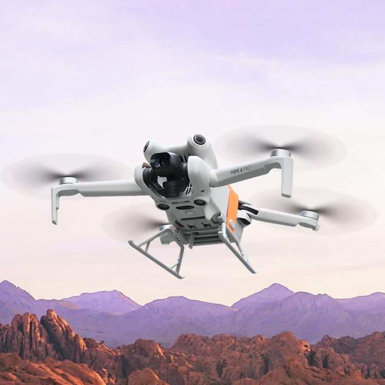 For DJI Mini 4 Pro BRDRC Booster Landing Gear Folding Strap Kickstand(Orange) - free shipping - PMc TechLife - Order now!