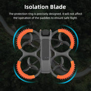 For DJI Avata 2 BRDRC 4pcs Paddle Protection Bumper Rings(Green)