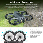 For DJI Avata 2 BRDRC Integrated Paddle Protector One-piece Bumper Ring(Black)