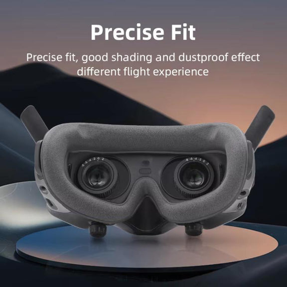 For DJI Avata Goggles 2 BRDRC Flying Glasses Protector Eyecups(Dark Gray)