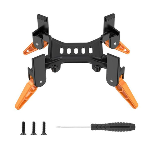 For DJI Avata 2 BRDRC Folding Height Enhanced Landing Gear Gimbal Protective Kickstand(Black Orange) - free shipping - PMC Jewellery - Order now!