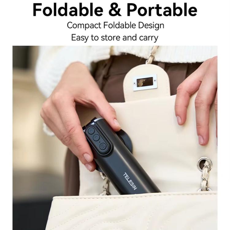 TELESIN P1-HSS-01 Clip Version 3 In 1 Cell Phone Holder Portable Desktop Fixed Bluetooth Remote Control Shooting Support Bracket - free shipping - PMc TechLife - Order now!